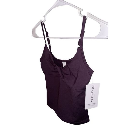 NEW NWT ATHLETA Violet Purple Powervita Twist Cami Tank Top Sz XS - Picture 4 of 9